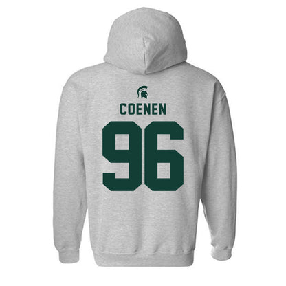 Michigan State - NCAA Football : Eli Coenen - Generic Shersey Hooded Sweatshirt-1