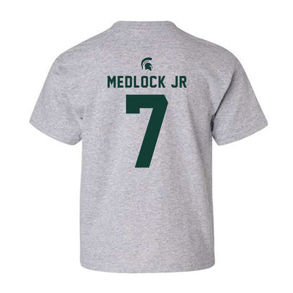 Michigan State - NCAA Men's Basketball : Carlos Medlock jr - Generic Shersey Youth T-Shirt-1