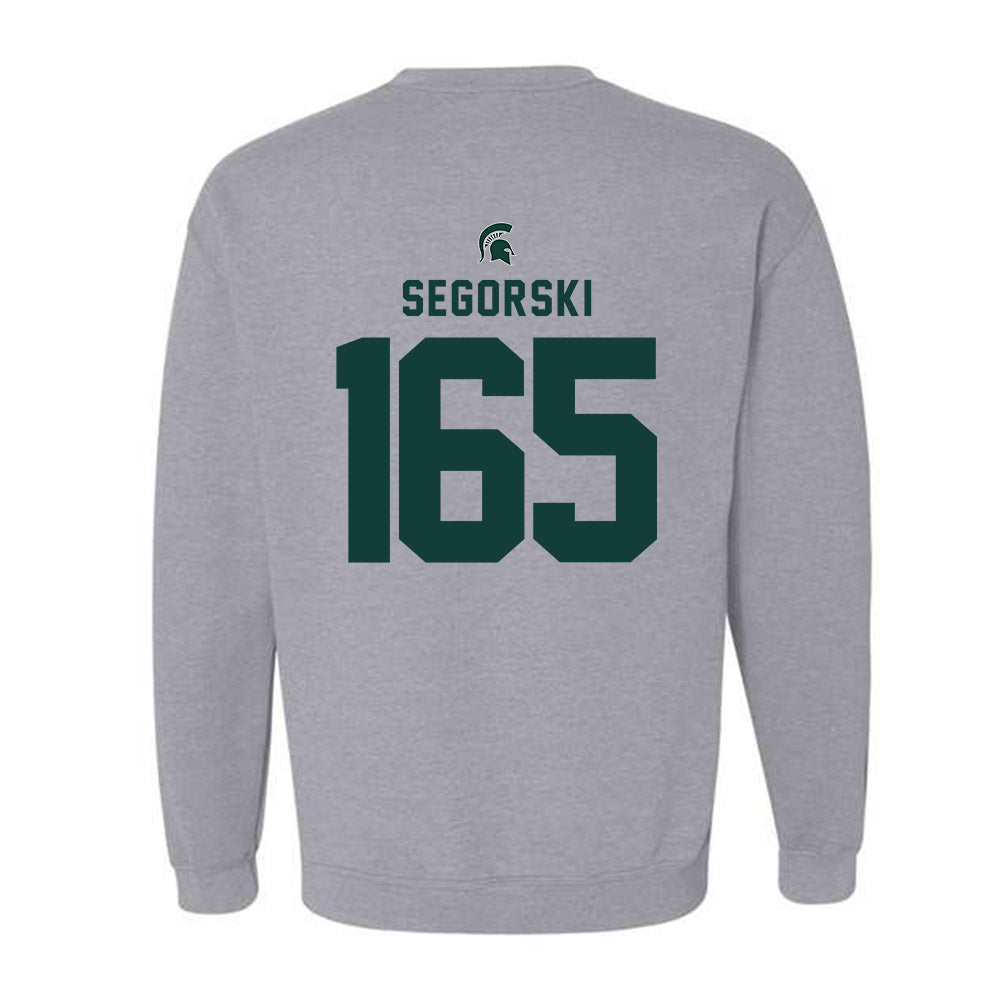 Michigan State - NCAA Wrestling : Owen Segorski - Generic Shersey Crewneck Sweatshirt-1