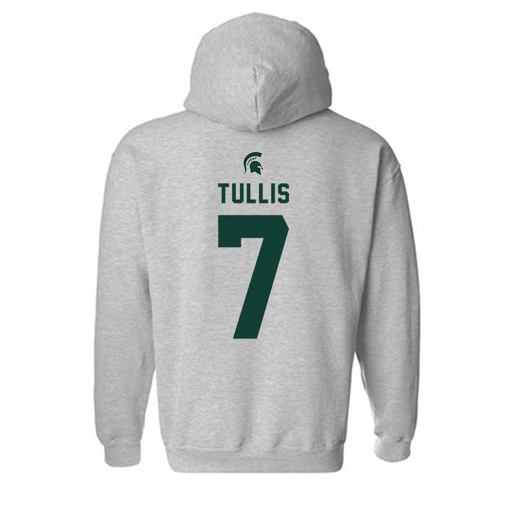 Michigan State - NCAA Football : Brandon Tullis - Generic Shersey Hooded Sweatshirt-1