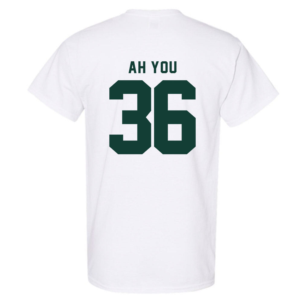 Michigan State - NCAA Football : Leonard Ah You - Generic Shersey T-Shirt-1