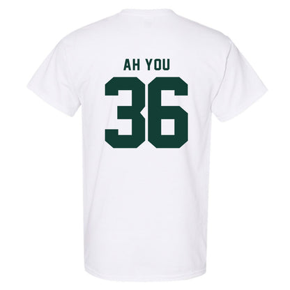 Michigan State - NCAA Football : Leonard Ah You - Generic Shersey T-Shirt-1