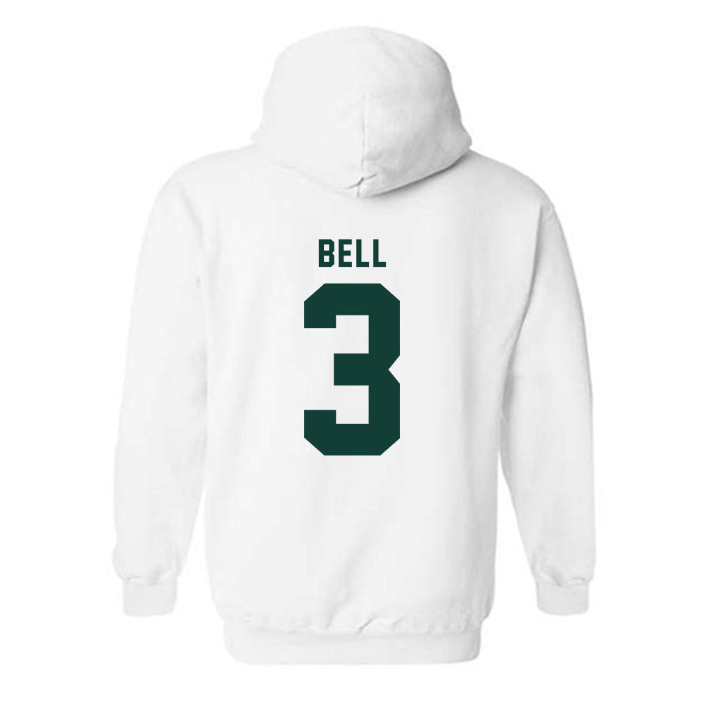 Michigan State - NCAA Football : Tre Bell - Generic Shersey Hooded Sweatshirt-1