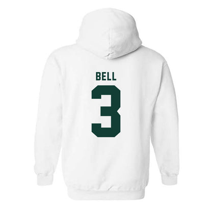 Michigan State - NCAA Football : Tre Bell - Generic Shersey Hooded Sweatshirt-1