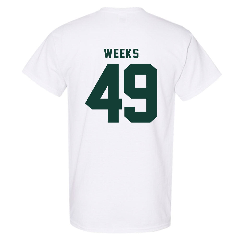 Michigan State - NCAA Football : Alex Weeks - Generic Shersey T-Shirt-1