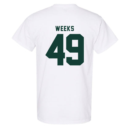 Michigan State - NCAA Football : Alex Weeks - Generic Shersey T-Shirt-1