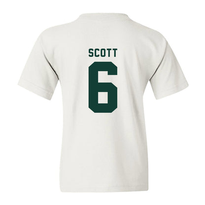 Michigan State - NCAA Men's Basketball : Jordan Scott - Generic Shersey Youth T-Shirt-1