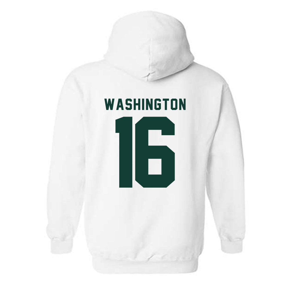 Michigan State - NCAA Football : Zachary Washington - Generic Shersey Hooded Sweatshirt-1
