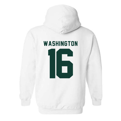 Michigan State - NCAA Football : Zachary Washington - Generic Shersey Hooded Sweatshirt-1