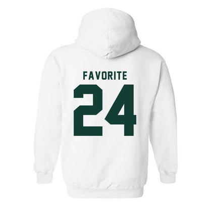 Michigan State - NCAA Football : Jeremiah Favorite - Generic Shersey Hooded Sweatshirt-1