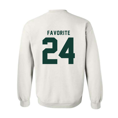 Michigan State - NCAA Football : Jeremiah Favorite - Generic Shersey Crewneck Sweatshirt-1