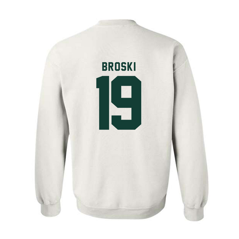 Michigan State - NCAA Baseball : Adam Broski - Generic Shersey Crewneck Sweatshirt-1