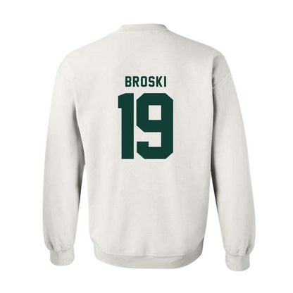 Michigan State - NCAA Baseball : Adam Broski - Generic Shersey Crewneck Sweatshirt-1