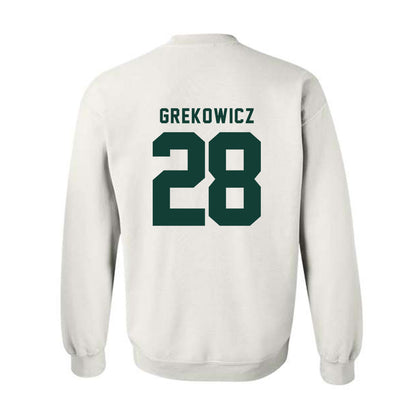 Michigan State - NCAA Men's Soccer : Jake Grekowicz - Generic Shersey Crewneck Sweatshirt-1