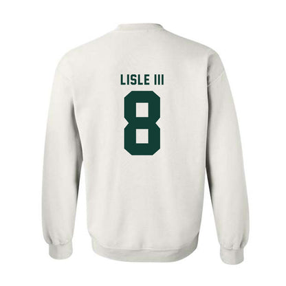 Michigan State - NCAA Football : Trey Lisle III - Generic Shersey Crewneck Sweatshirt-1