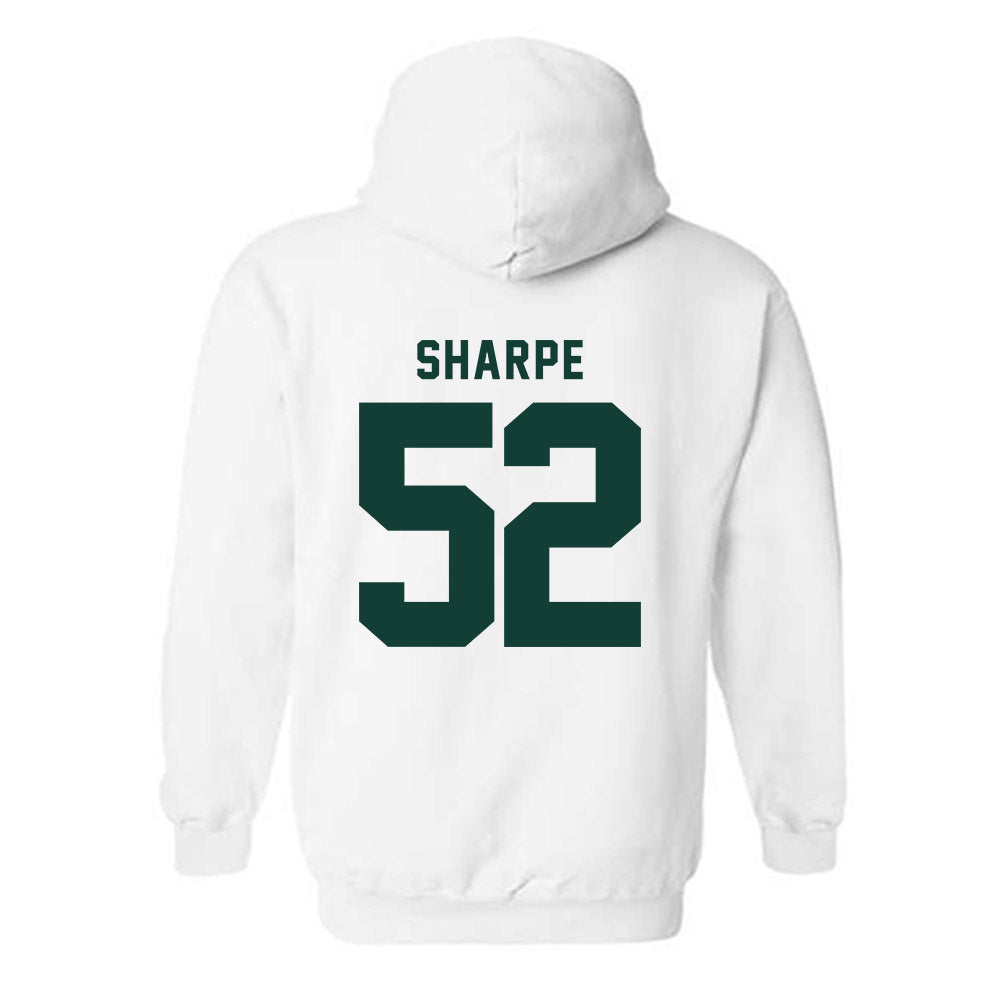 Michigan State - NCAA Football : Nickolus Sharpe - Generic Shersey Hooded Sweatshirt-1