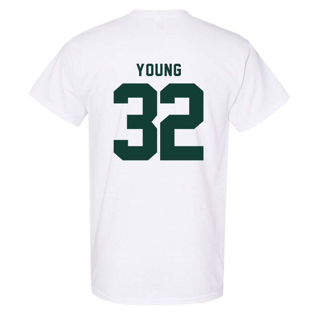 Michigan State - NCAA Football : Evan Young - Generic Shersey T-Shirt-1