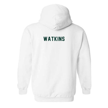 Michigan State - NCAA Men's Basketball : Matthew Watkins - Generic Shersey Hooded Sweatshirt-1