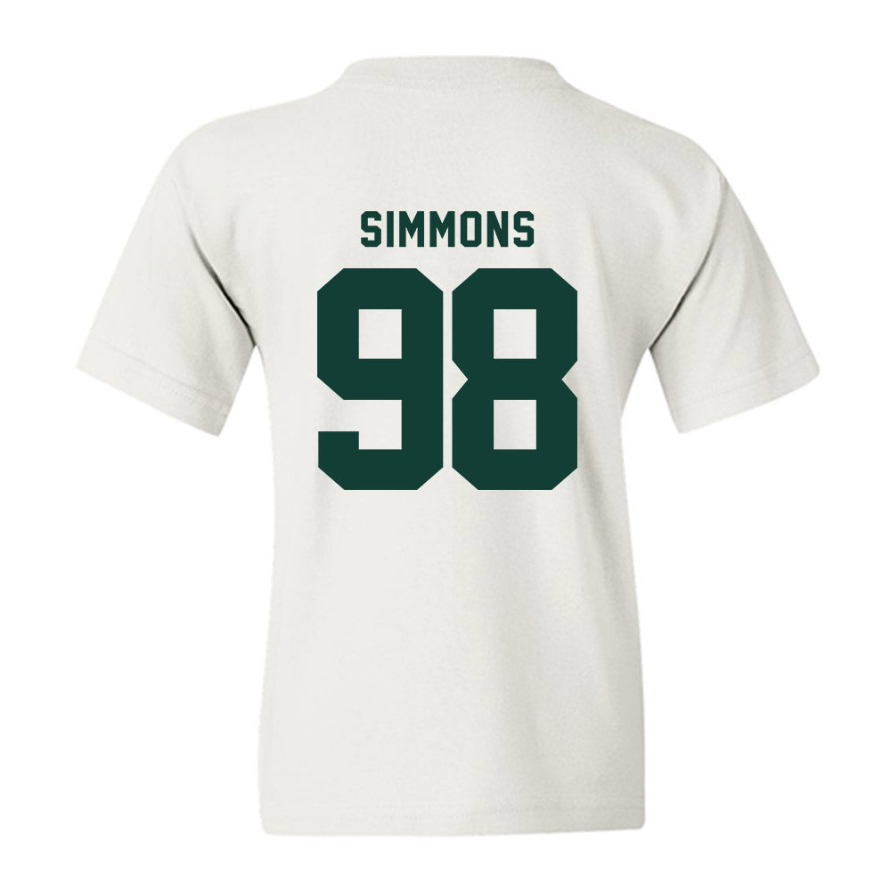 Michigan State - NCAA Football : Derrick Simmons - Generic Shersey Youth T-Shirt-1
