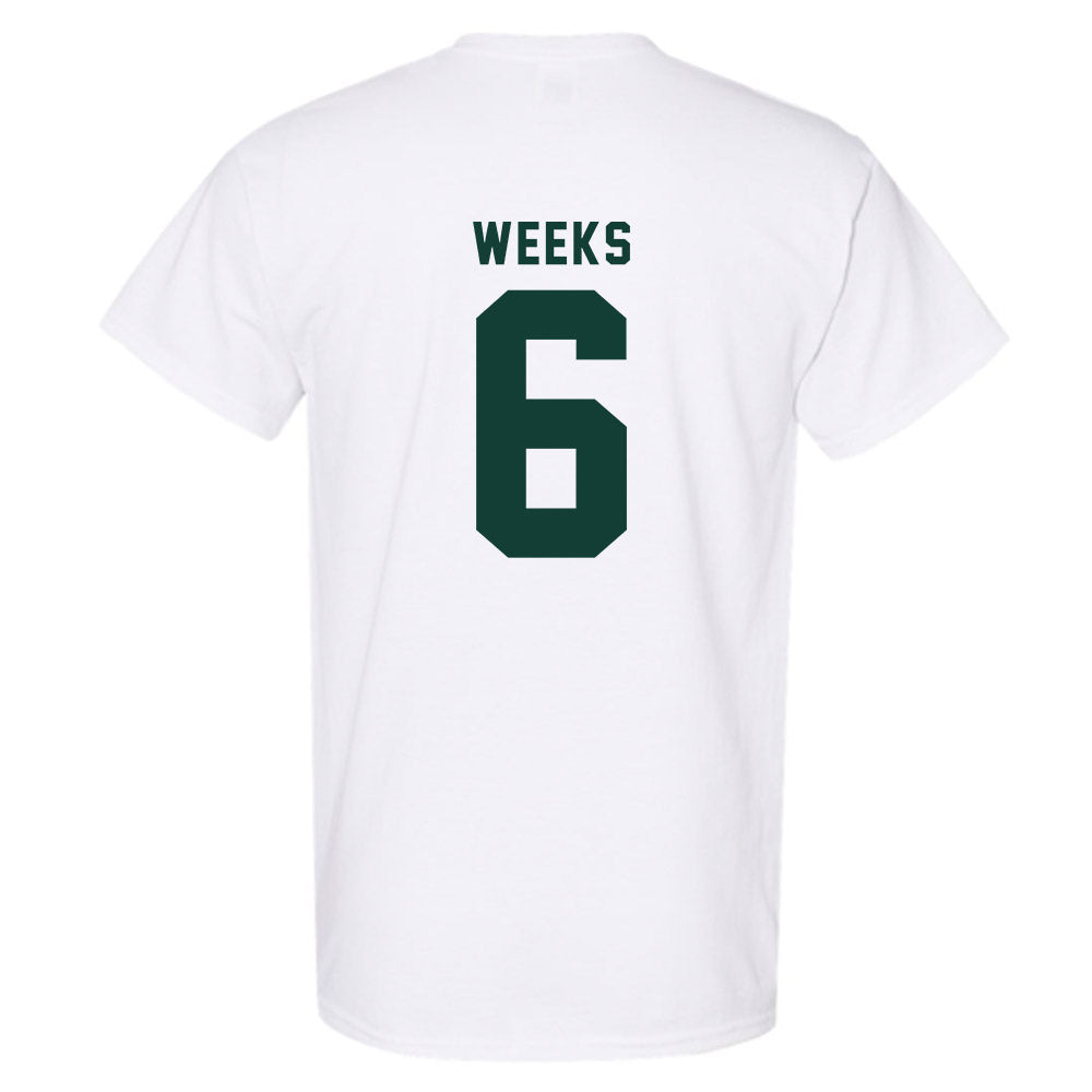 Michigan State - NCAA Baseball : Davis Weeks - Generic Shersey T-Shirt-1