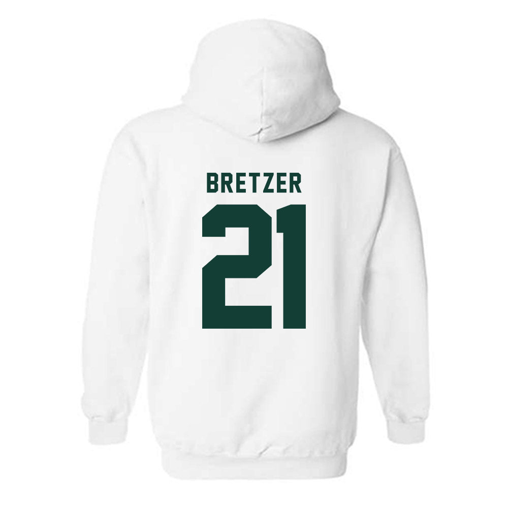 Michigan State - NCAA Women's Soccer : Eden Bretzer - Generic Shersey Hooded Sweatshirt-1