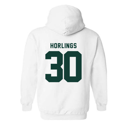 Michigan State - NCAA Men's Soccer : Ezra Horlings - Generic Shersey Hooded Sweatshirt-1