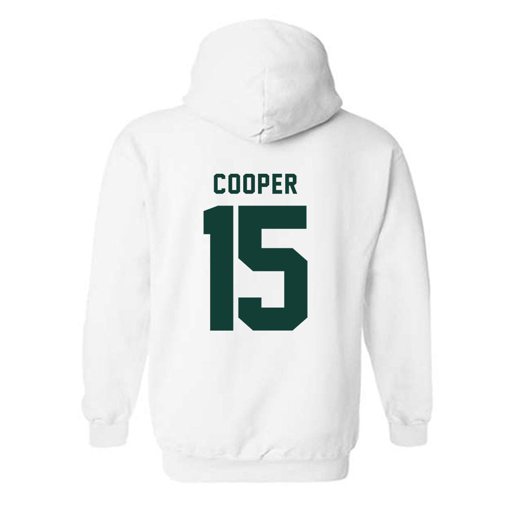 Michigan State - NCAA Men's Basketball : Carson Cooper - Generic Shersey Hooded Sweatshirt-1
