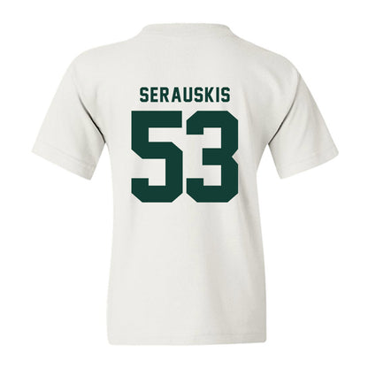 Michigan State - NCAA Football : Trey Serauskis - Generic Shersey Youth T-Shirt-1