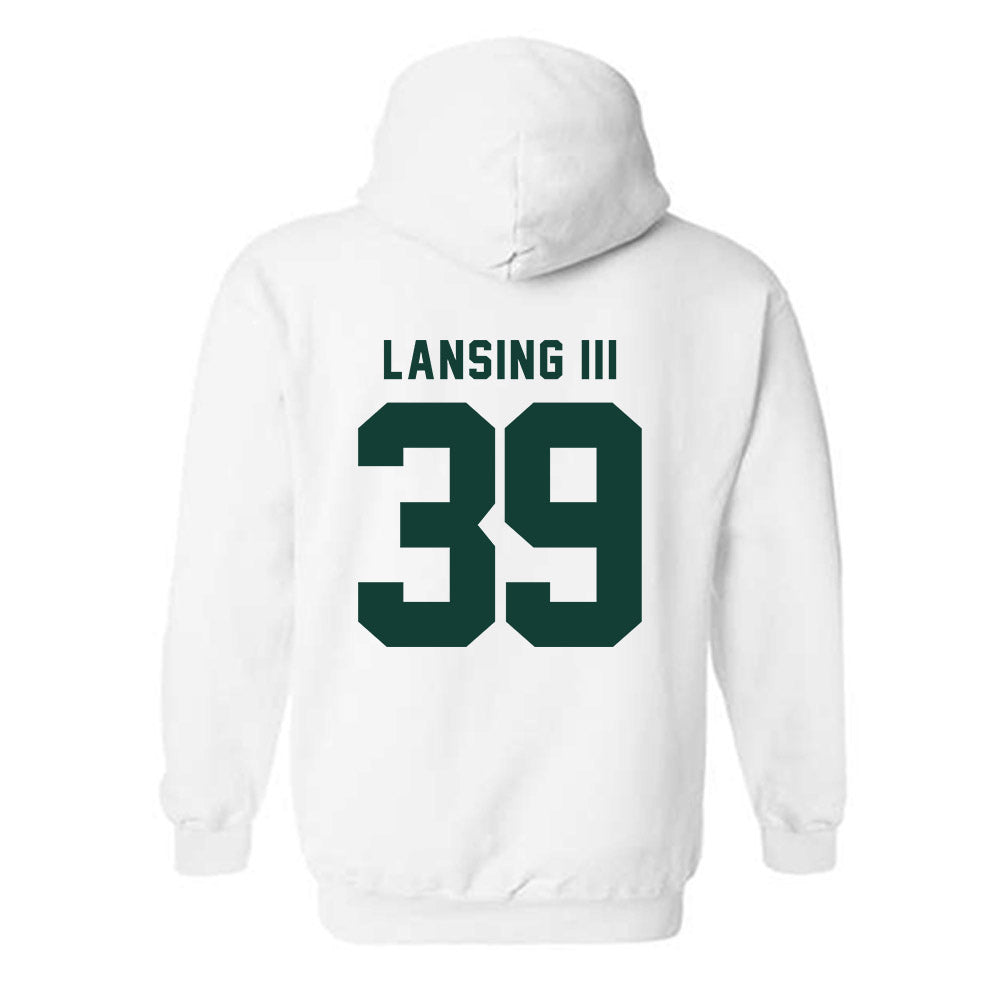 Michigan State - NCAA Football : Jack Lansing III - Generic Shersey Hooded Sweatshirt-1