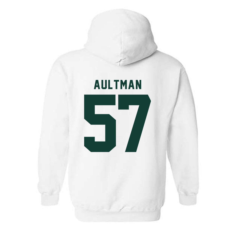 Michigan State - NCAA Football : Hudson Aultman - Generic Shersey Hooded Sweatshirt-1