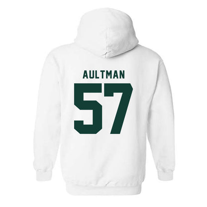 Michigan State - NCAA Football : Hudson Aultman - Generic Shersey Hooded Sweatshirt-1