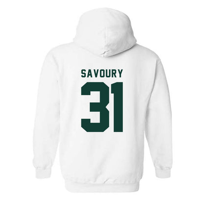 Michigan State - NCAA Football : Jayden Savoury - Generic Shersey Hooded Sweatshirt-1