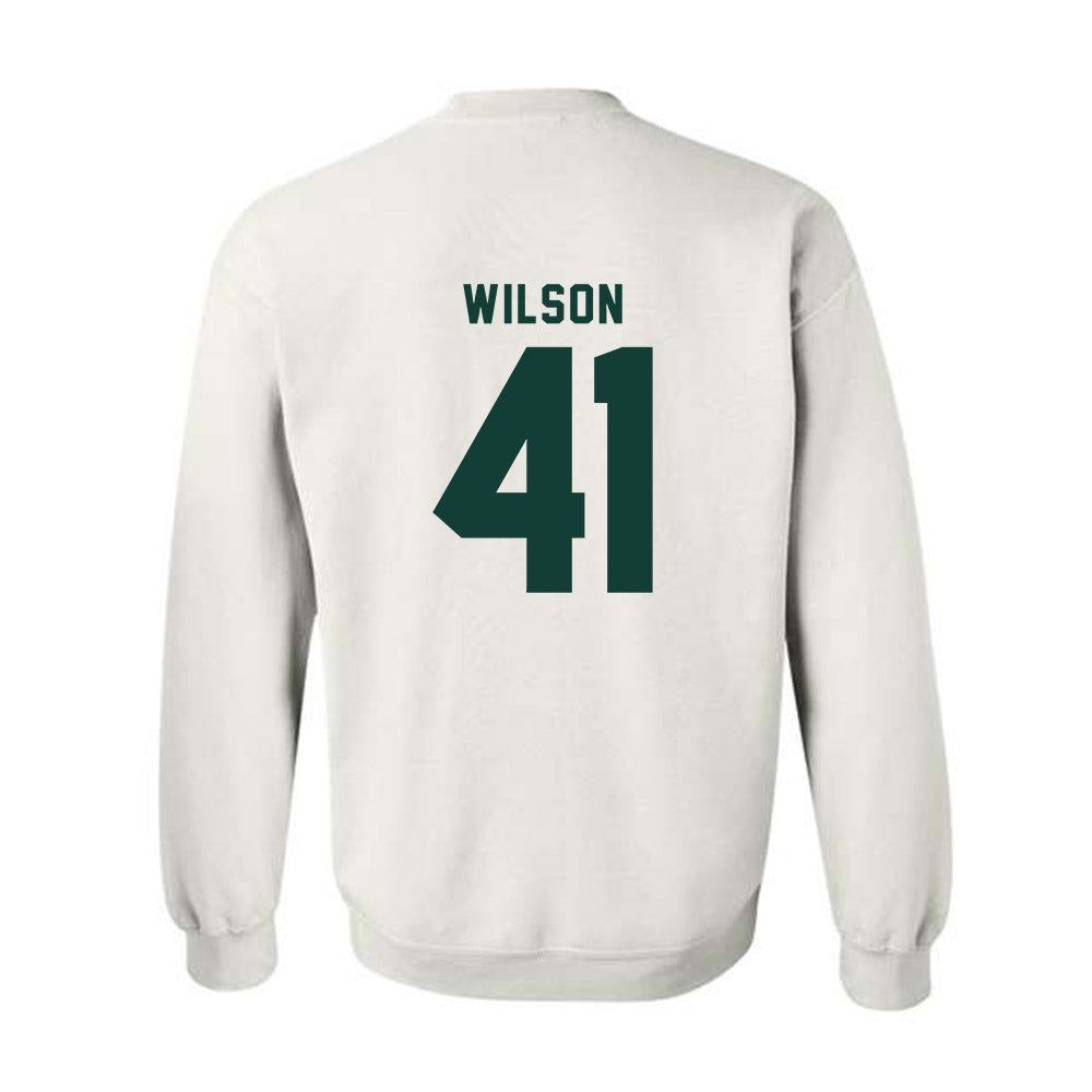 Michigan State - NCAA Football : Jaxson Wilson - Generic Shersey Crewneck Sweatshirt-1