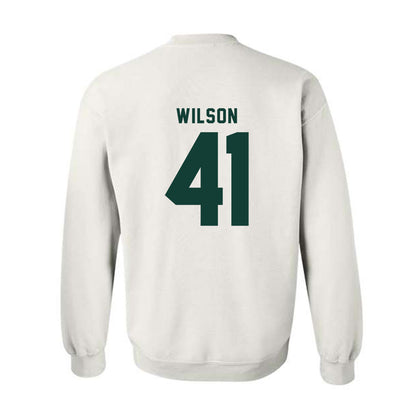 Michigan State - NCAA Football : Jaxson Wilson - Generic Shersey Crewneck Sweatshirt-1