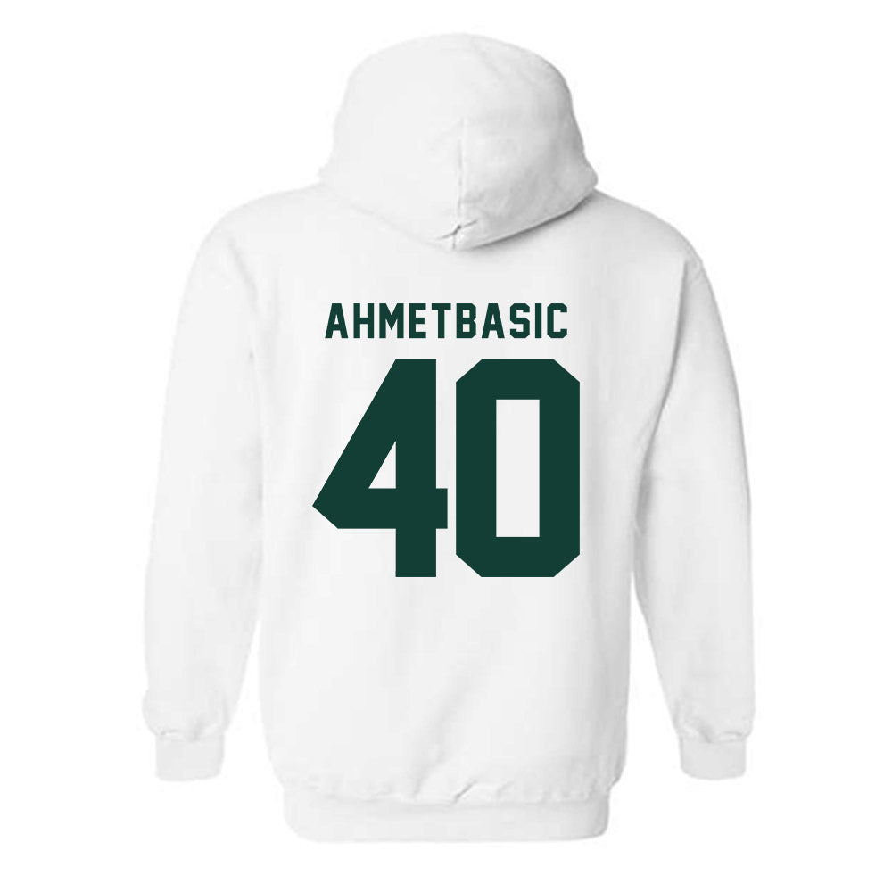 Michigan State - NCAA Football : Tarik Ahmetbasic - Generic Shersey Hooded Sweatshirt-1