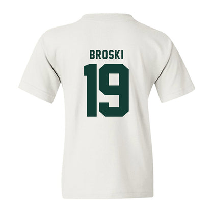 Michigan State - NCAA Baseball : Adam Broski - Generic Shersey Youth T-Shirt-1