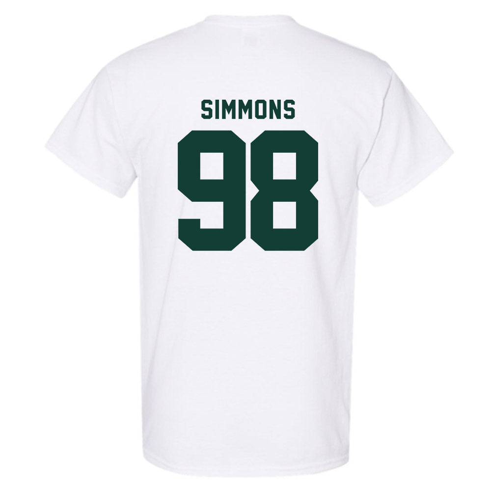 Michigan State - NCAA Football : Derrick Simmons - Generic Shersey T-Shirt-1