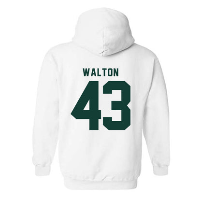 Michigan State - NCAA Men's Basketball : Colin Walton - Hooded Sweatshirt-1