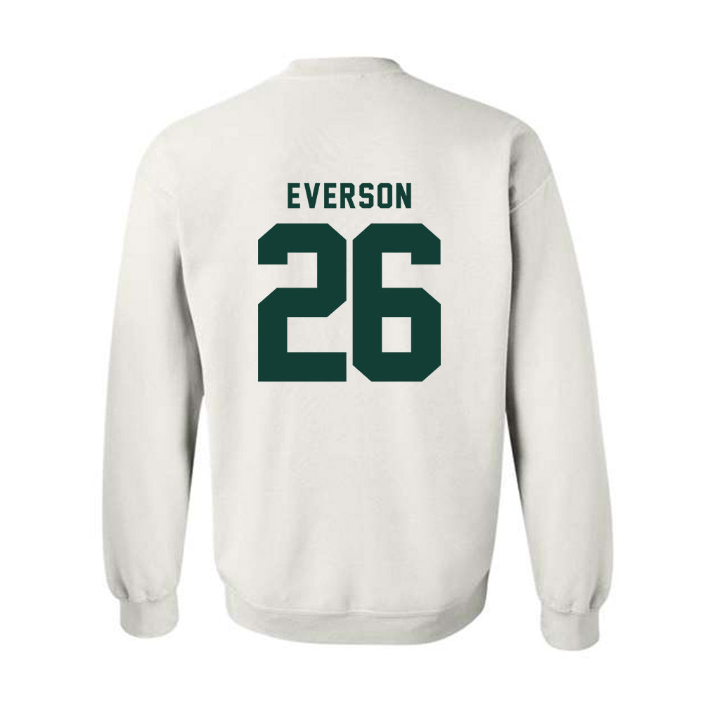 Michigan State - NCAA Baseball : Andrew Everson - Generic Shersey Crewneck Sweatshirt-1