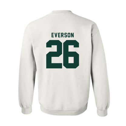 Michigan State - NCAA Baseball : Andrew Everson - Generic Shersey Crewneck Sweatshirt-1