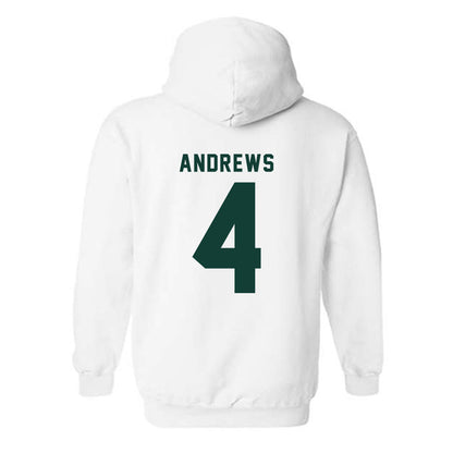 Michigan State - NCAA Women's Volleyball : Madi Andrews - Generic Shersey Hooded Sweatshirt-1