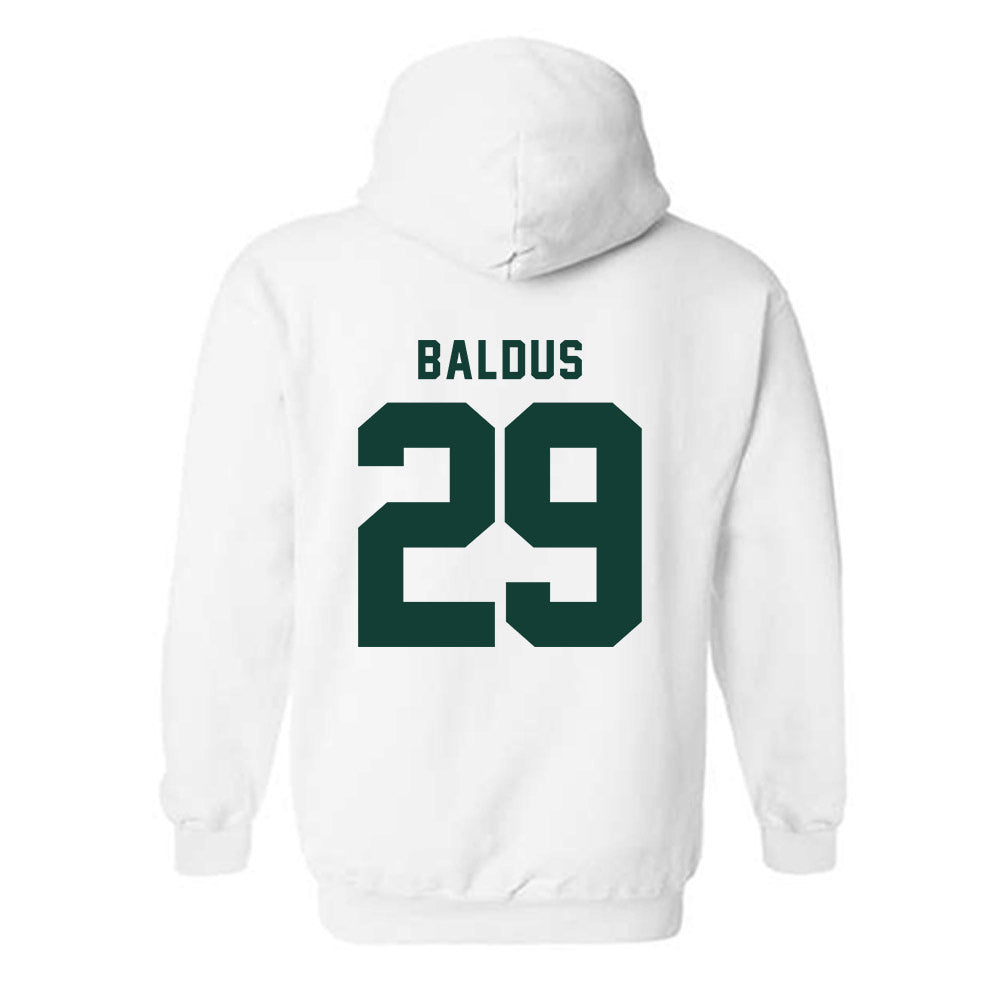 Michigan State - NCAA Women's Soccer : Addison Baldus - Generic Shersey Hooded Sweatshirt-1