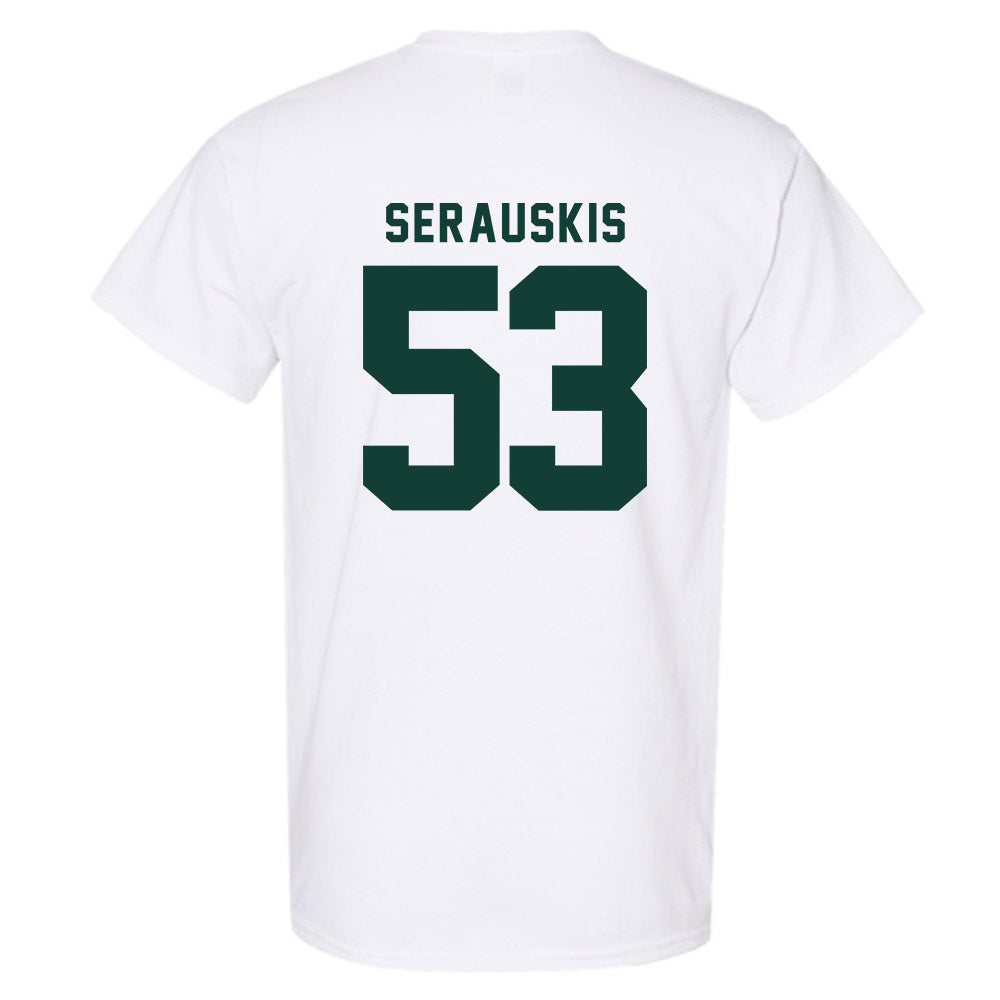 Michigan State - NCAA Football : Trey Serauskis - Generic Shersey T-Shirt-1