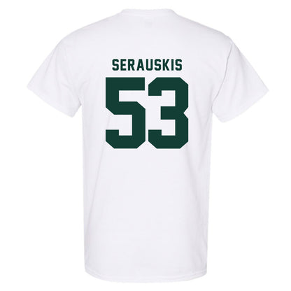 Michigan State - NCAA Football : Trey Serauskis - Generic Shersey T-Shirt-1