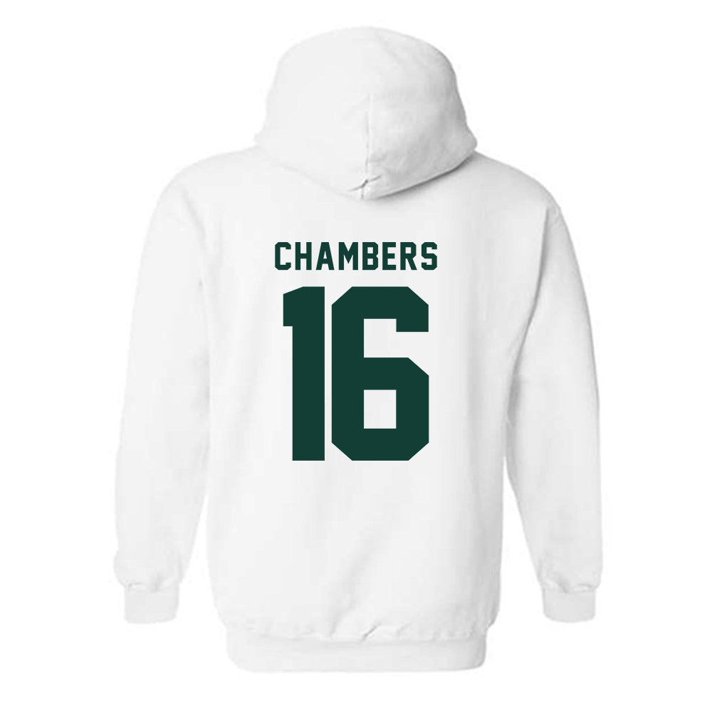 Michigan State - NCAA Baseball : Brady Chambers - Generic Shersey Hooded Sweatshirt-1