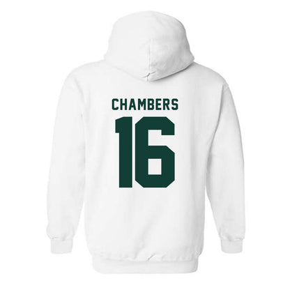 Michigan State - NCAA Baseball : Brady Chambers - Generic Shersey Hooded Sweatshirt-1