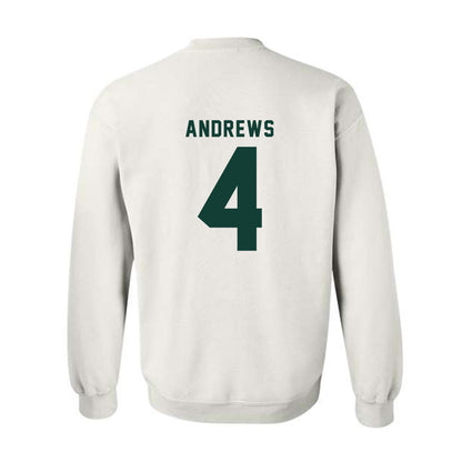Michigan State - NCAA Women's Volleyball : Madi Andrews - Generic Shersey Crewneck Sweatshirt-1