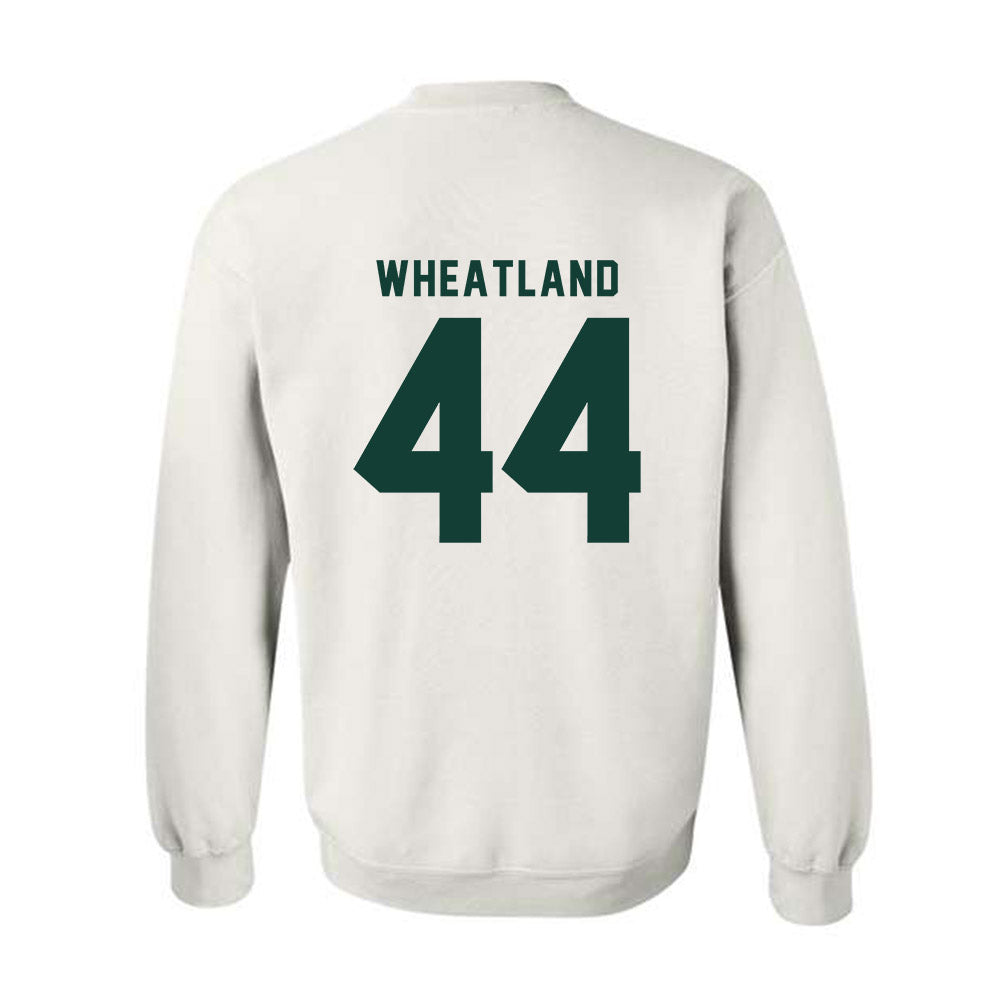 Michigan State - NCAA Football : Caleb Wheatland - Generic Shersey Crewneck Sweatshirt-1