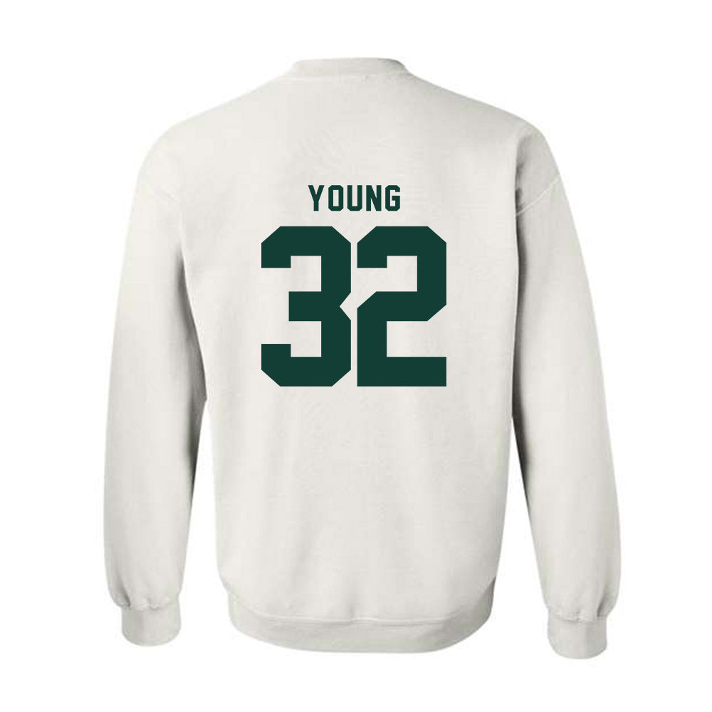 Michigan State - NCAA Football : Evan Young - Generic Shersey Crewneck Sweatshirt-1