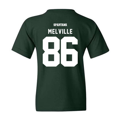 Michigan State - NCAA Football : Ethan Melville - Classic Shersey Youth T-Shirt-1
